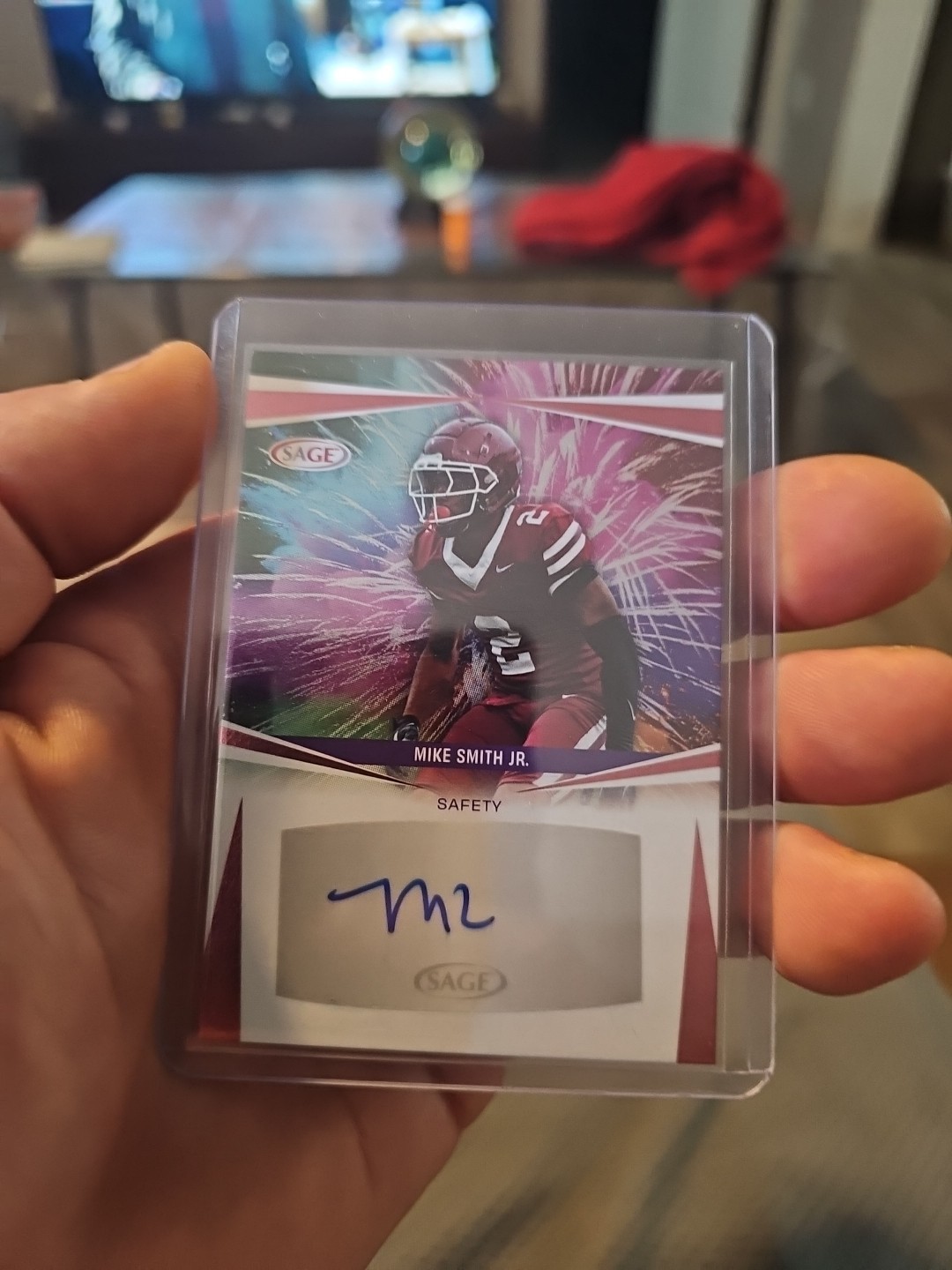 2025 Sage High Series Football - Mike Smith Jr. - #A-MSJ Prospect Auto
