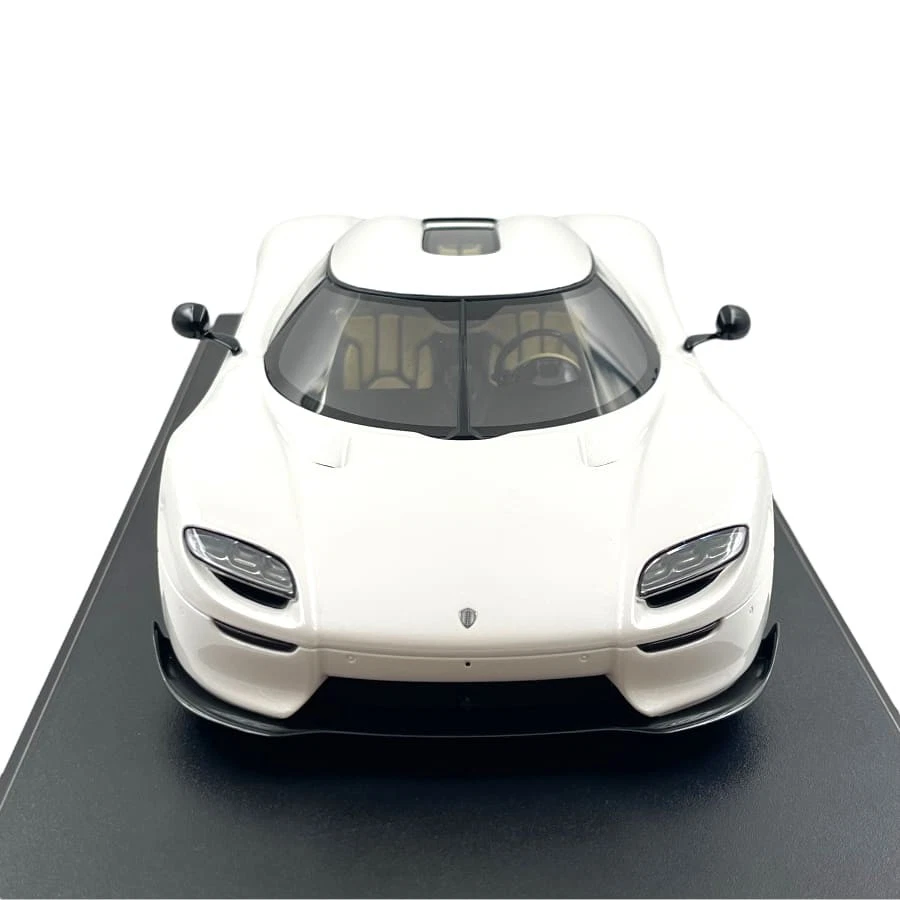 Modellino Auto GT Spirit 1/18 Koenigsegg CC850 2024 Crystal White - Immagine 2 di 4