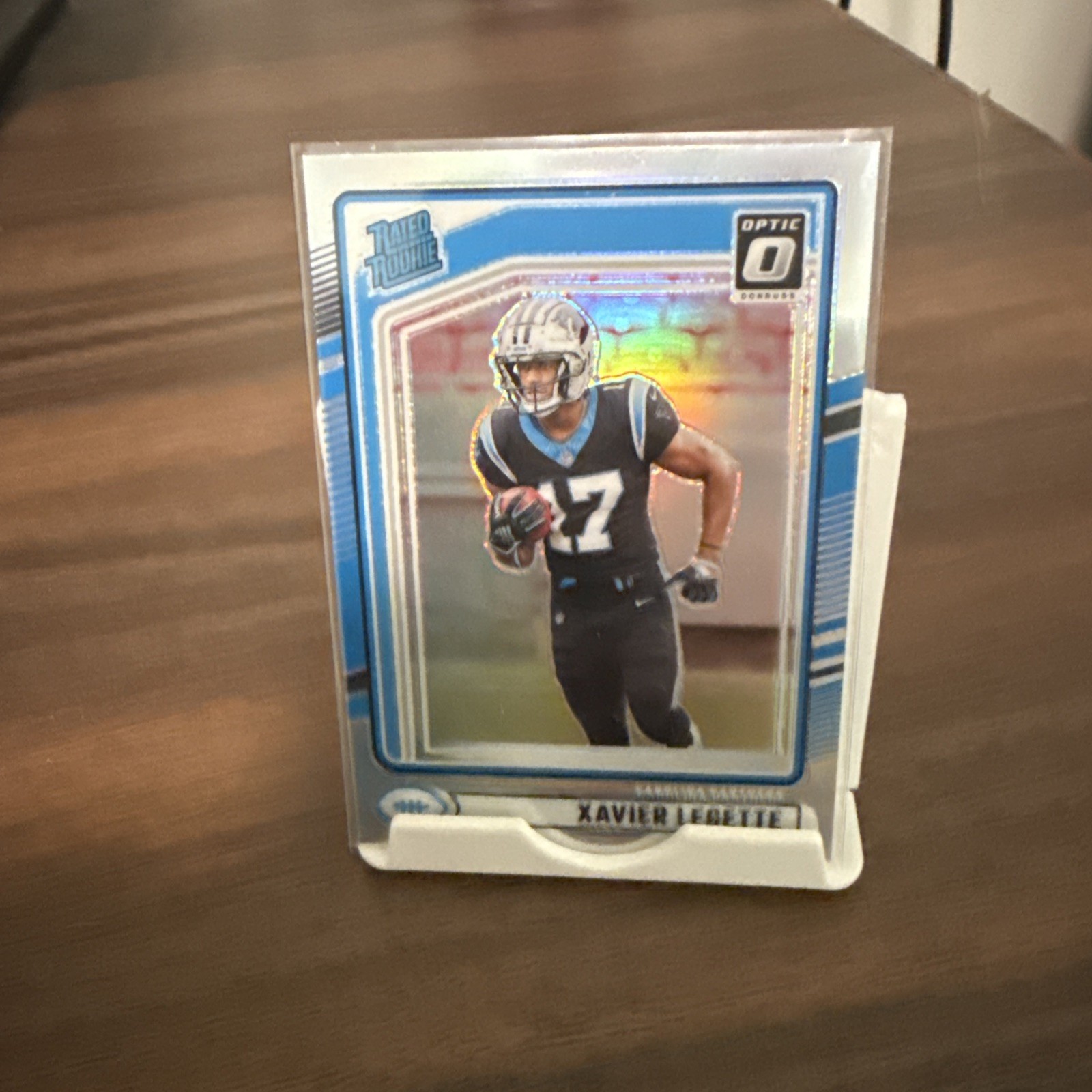 2024 Donruss Xavier Legette Optic Preview Rated Rookie Holo Prizm Panthers #323