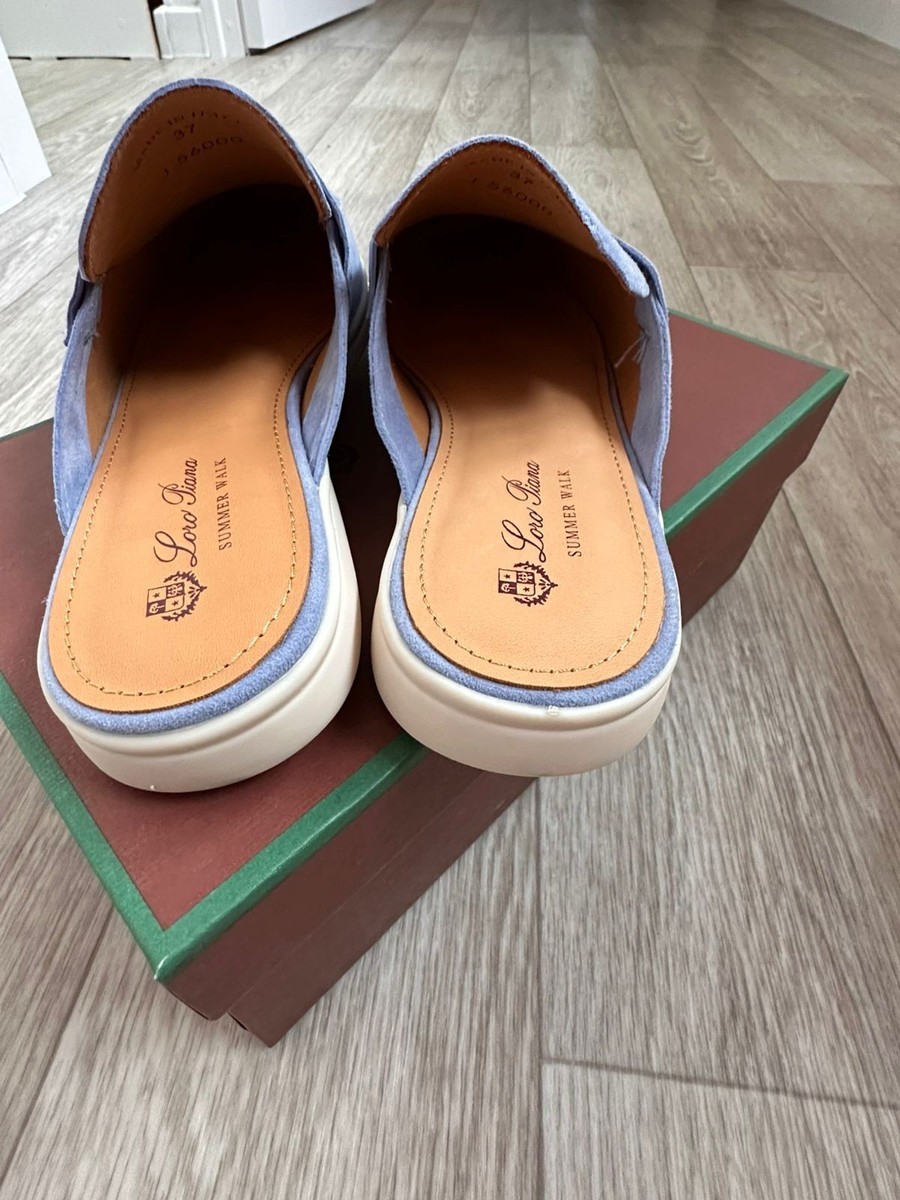 Loro Piana Summer Charms Walk Slip On Loafers Size 37 EU | eBay