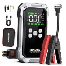 Car Jump Starter with Air Compressor 150PSI Jump Starter Pack (All 8000A