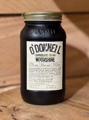 Chocolate Cream 17% Vol. 700 mL NEU LIMITIERT O´Donnell Wintersorte