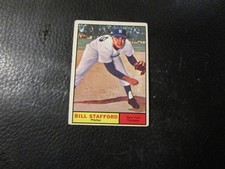 1961  TOPPS #213 BILL STAFFORD  YANKEES  VG