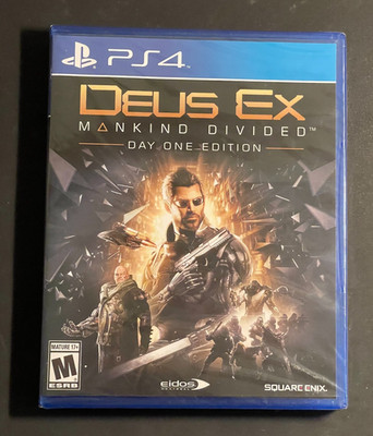 Deus Ex: Mankind Divided [Day One Edition] - PS4 PlayStation 4 Brand New Sealed