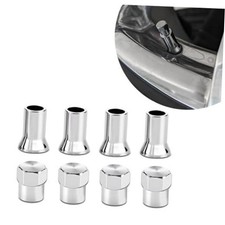 10 PCS Tire Valve Caps, Valve Stem Covers Chrome Plated Wheel Stem TR413AC