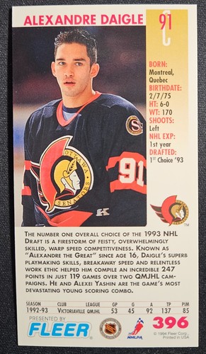 1993-94 Fleer PowerPlay Hockey Cards Pick/Choose/Complete Mint - Picture 215 of 433