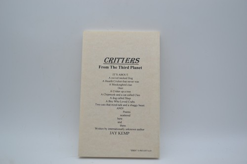 Critters From The Third Planet, Paperback, 1995, Illustrated, SIGNED by Jay Kemp - Picture 2 of 9