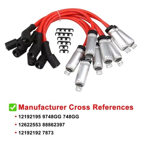 UF413 High Performance Ignition Coil & Spark Plug & Wire Fits Chevy GMC 5.3 6.2 - Picture 5 of 8