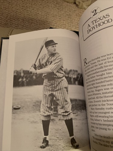 Rogers Hornsby Book Jack Kavanagh Baseball Legends Cardinals - Picture 5 of 9