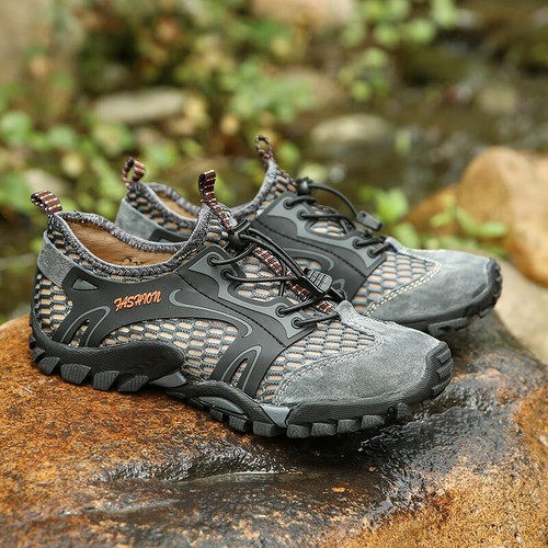 Zapatos de vadeo para hombre deportes playa exterior zapatillas deportivas senderismo informales antideslizantes - Imagen 12 de 20