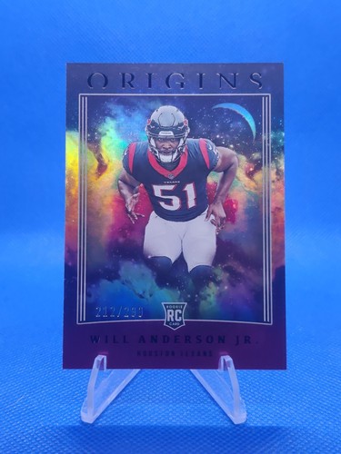 🔵 2023 Panini Origins WILL ANDERSON JR. Rookie Red /299 RC #104 Texans - 第 1/2 張圖片