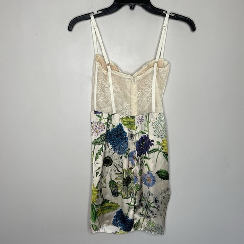 KATIE MAY Mini Dress Women Small Man Whisperer Lace Corset Floral Draped - Picture 8 of 14
