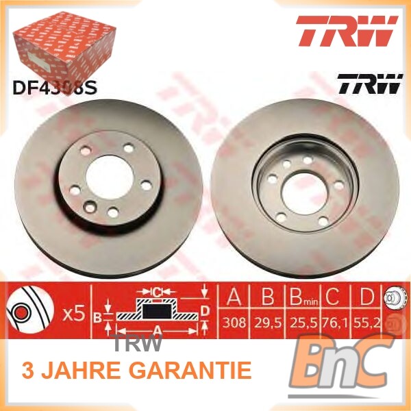 2x PRIOPA BREMSSCHEIBE VORDERACHSE AUDI SEAT SKODA VW 2x PRIOPA BREMSSCHEIBE VORDERACHSE AUDI SEAT SKODA VW