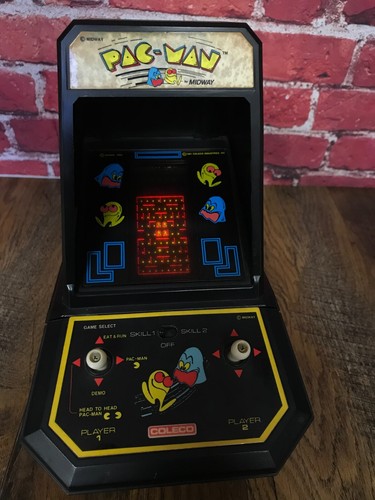 Used 1981 COLECO MIDWAY No. 2390 PAC-MAN TABLETOP MINI ARCADE - Tested & Working - Picture 18 of 20