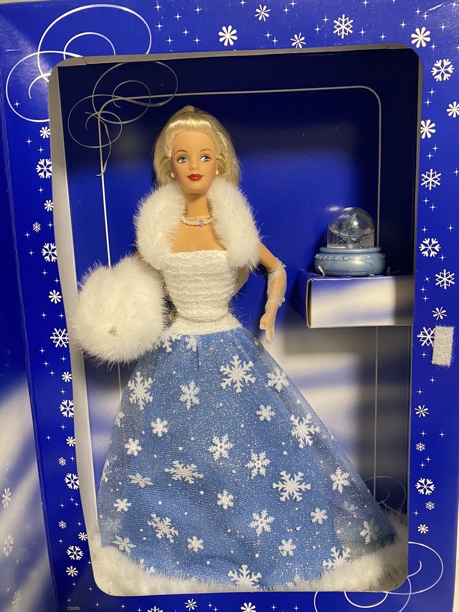 Mattel 1999 SNOW SENSATION BARBIE Special Doll #23800 Blue White