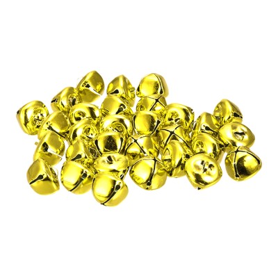 Jingle Bells, 20mm 120pcs Small Bells for Crafts DIY Christmas, Gold Tone