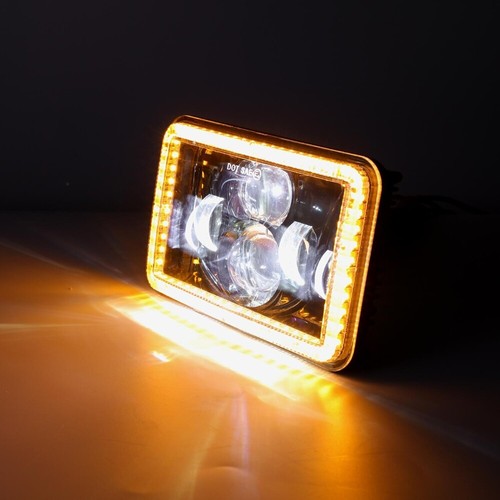 4x6" LED Headlight DRL Hi-Lo Beam Turn Light For Suzuki DRZ400SM DRZ400S DRZ250 - Picture 4 of 12