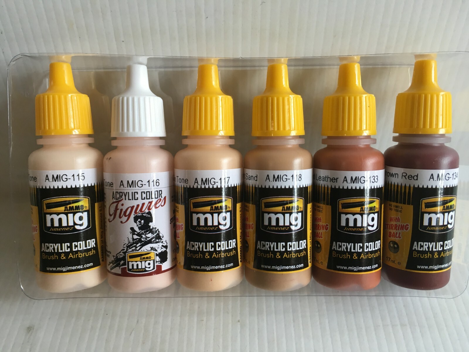 Peinture Acrylique Ammo MIG 934 - Russian High Light - Pot De 17 Ml Pour Maquettisme