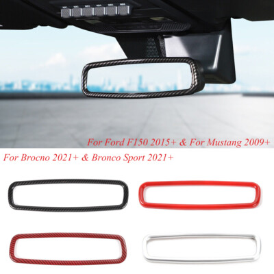 Interior Rearview Mirror Trim Ring For Ford F150 15+ & Mustang 09+ & Bronco 21+