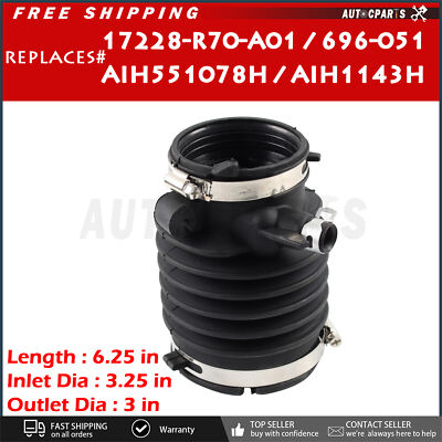 New 17228-R70-A01 Air Intake Hose / Tube Fits Honda Accord
