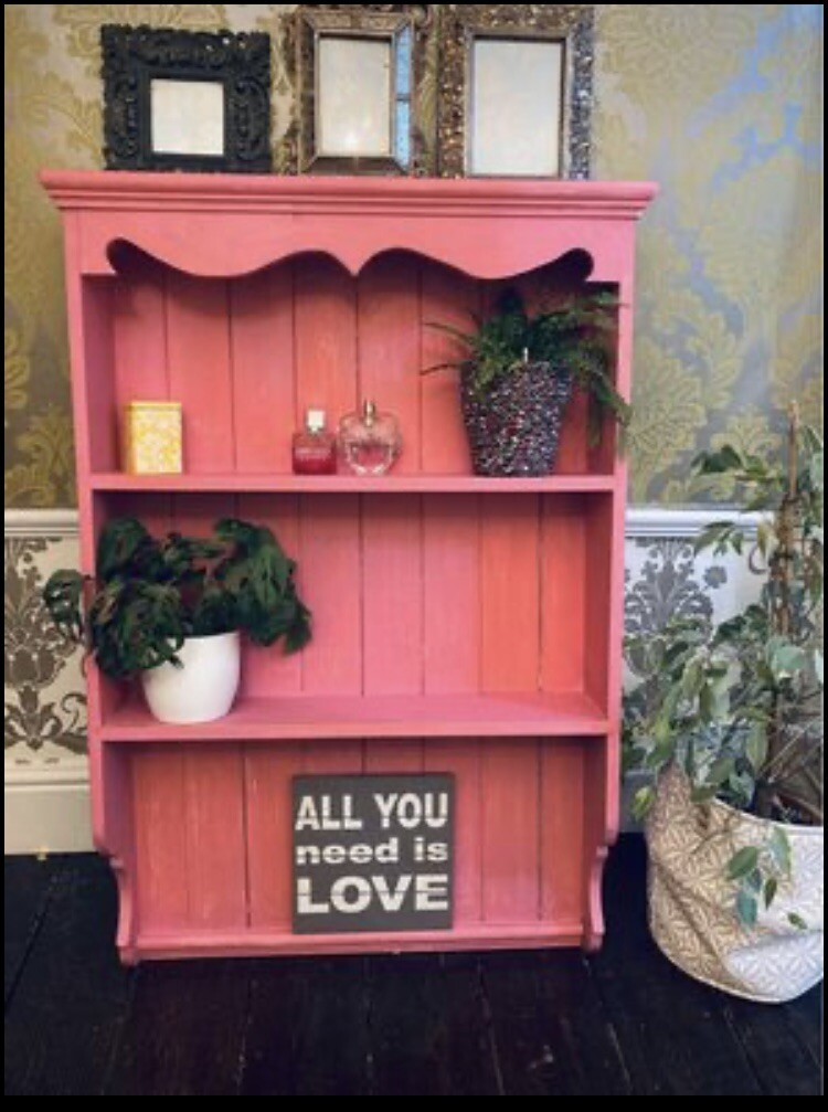 Vintage, Beautiful Kitchen/Dining Shelving Unit Timber Shelf eBay