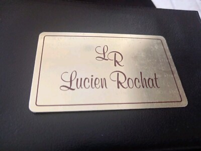 Garantie in Weiß Warranty LUCIEN ROCHAT Original Vintage