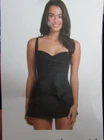 ROSE MARIE REID WOMEN ONE PIECE SWIMMING SWIM SUIT (BLACK,M8-10)NWT