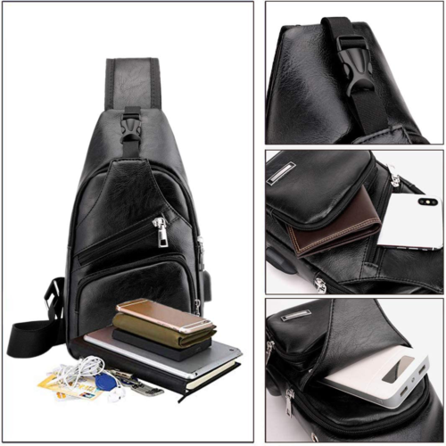 Men Women Sling Bag Chest Fanny Packs Cross Body Travel Sports Shoulder Backpack - Picture 34 of 40