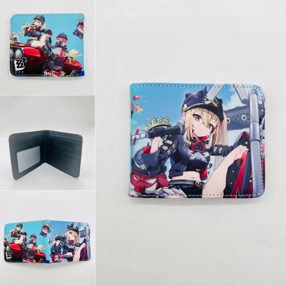 ZZZ Zenless Zone Zero Cartoon Purse ID Credit Card Holder Leather