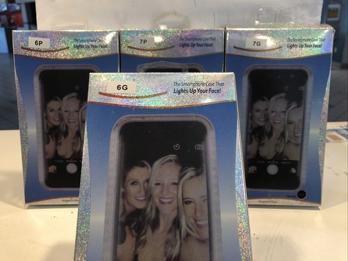 iPhone Selfie LED Light Up Bright Phone Case Cover For iPhone 6 6S 6 7 8 Plus - Picture 10 of 11