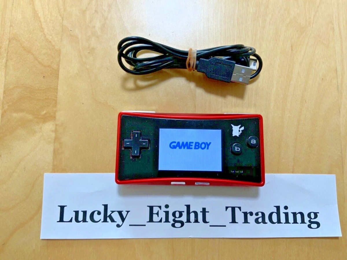 任天堂 - 美品 GAMEBOY micro 送料無料 Nintendo Gameboy Micro Pokemon Center Limited Console