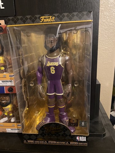 Funko Gold Pop Lebron James 12 Inch Figure Chase Jersey NBA Scoring Leader +free - Picture 4 of 6