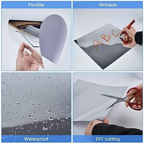 Paquete de 16 hojas de espejo flexibles acrílicas de 12 x 12 pulgadas autoadhesivas para espejos - Imagen 2 de 4