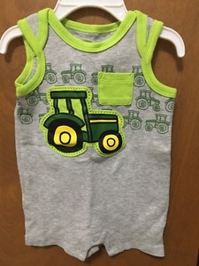 baby boy tractor outfit