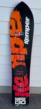 Vintage 1990s Kemper RAMPAGE YOUTH Snowboard 130cm no bindings rare kids