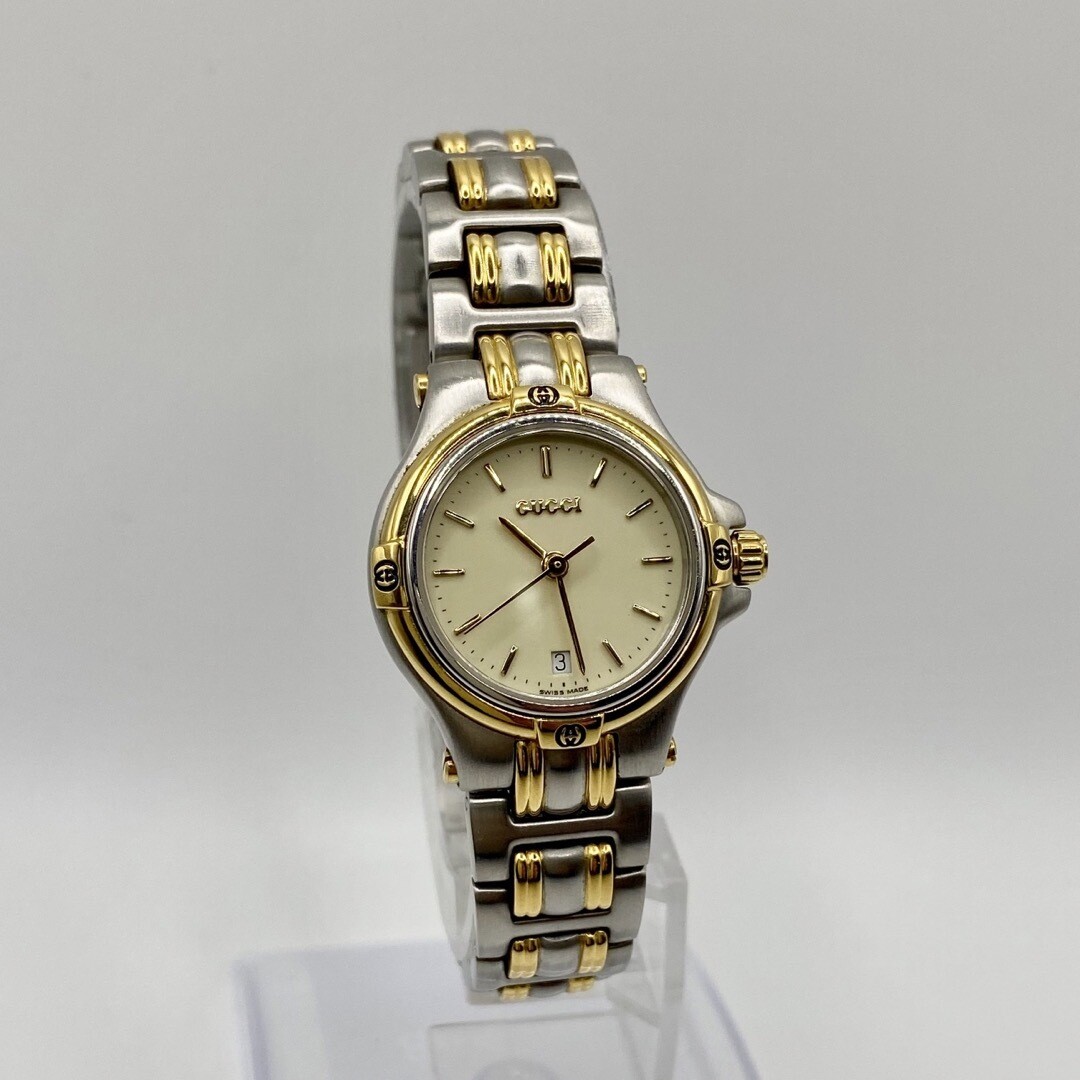 稼働　GUCCI 9040L レディース腕時計 ブラック文字盤 s-l1200.jpg