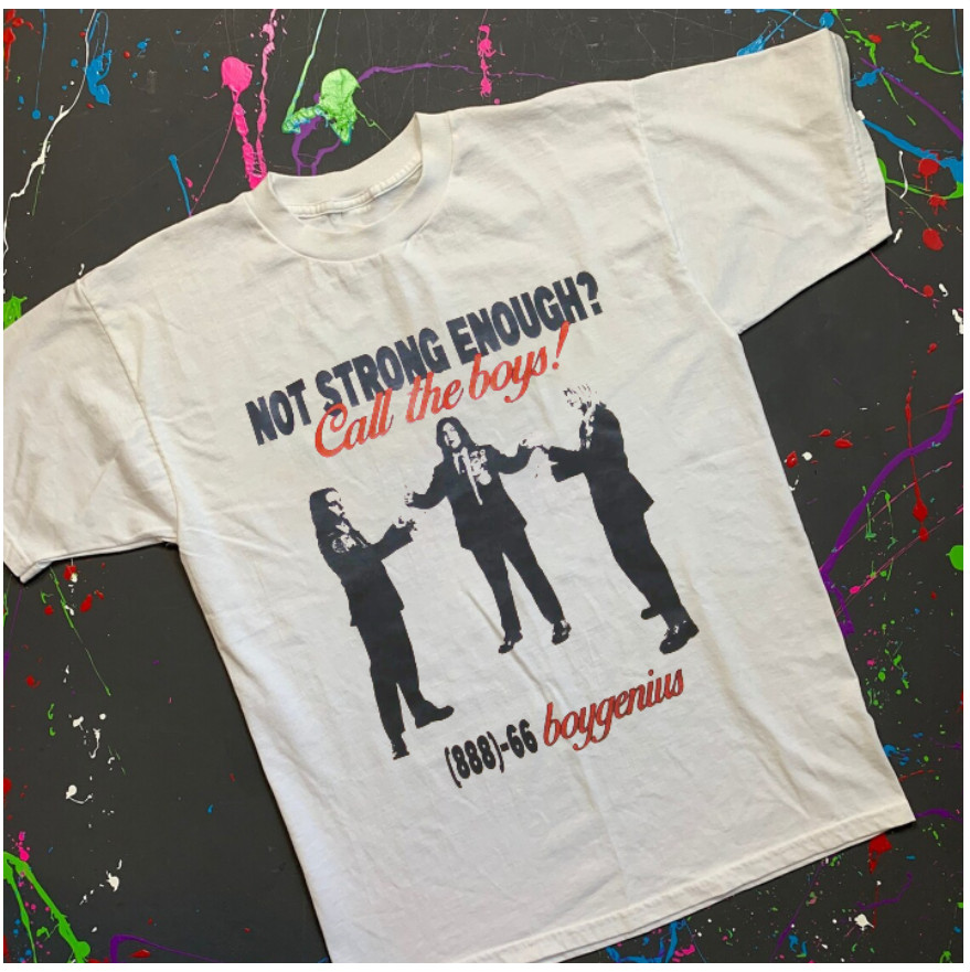Not Strong Enough Call The Boys Retro Vintage 90s T-Shirt Fans Music