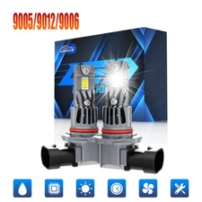 For 2015 - 2021 Dodge Charger - 2pc LED Headlight Kit Bulbs 9005 6000K