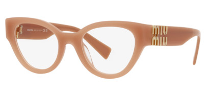 Miu Miu Eyeglass Frames MU01VV 14H1O1 50 Caramel For Women