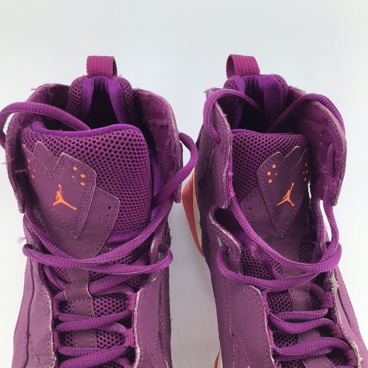 Nike Air Jordan True Flight Girls 6.5Y Sneakers – Purple High Top Basketball | eBay