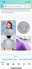 Hair Cutting Cloak Umbrella Hairdressing Cape Catcher Cover Salon Barber Family