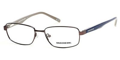 Skechers SE3173 009 Brown Metal Optical Eyeglasses Frame 54-16-140