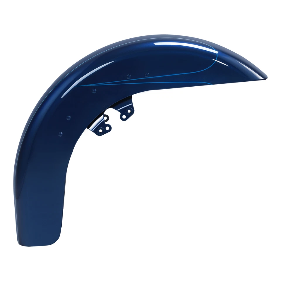 Guardabarros delantero apto para Harley Touring CVO Street Glide 2015 2014-24 azul superior Foto 3 de 4