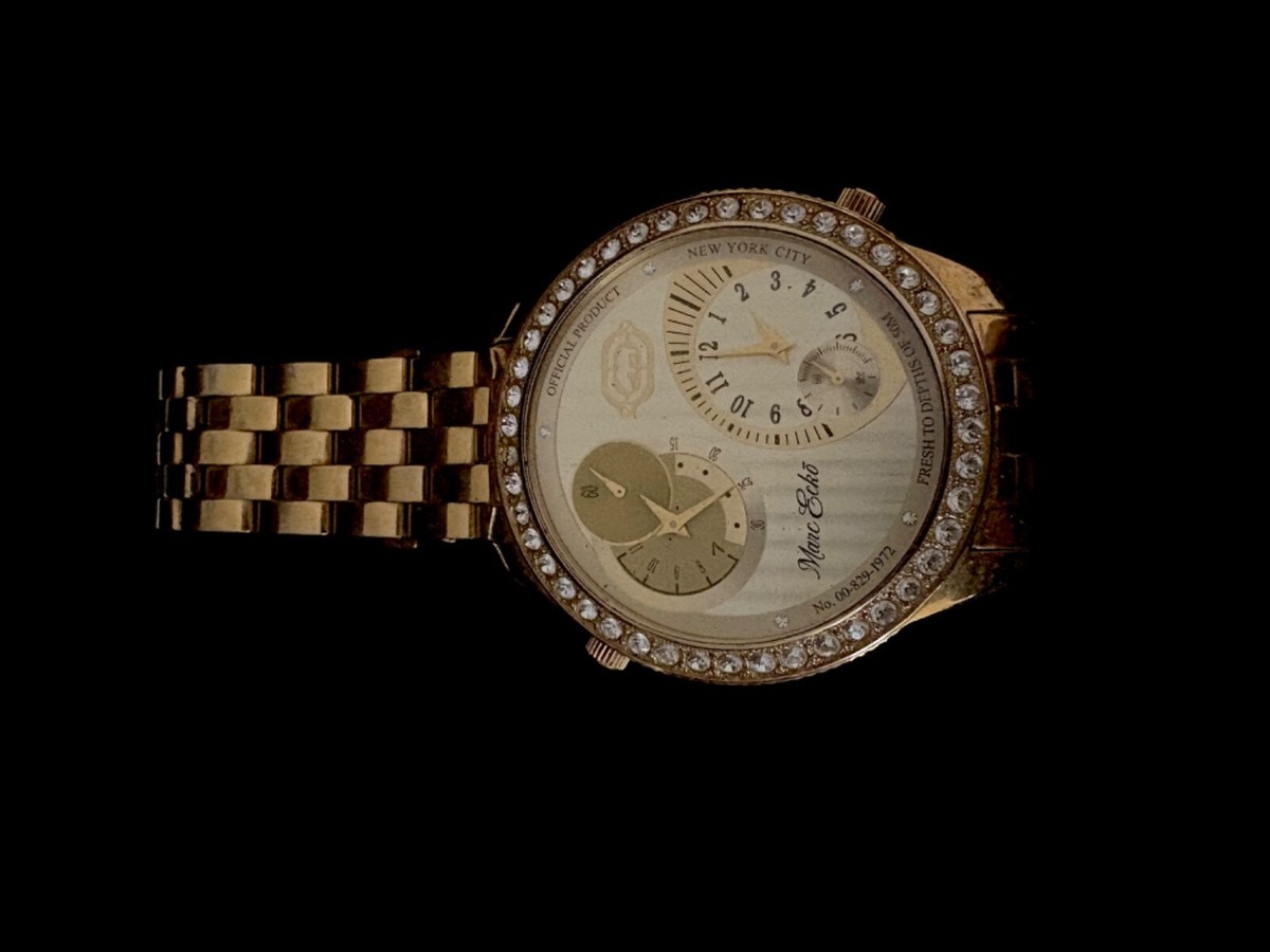 Marc Echo Oversized Watch #00-829-1972 Gold tone | eBay