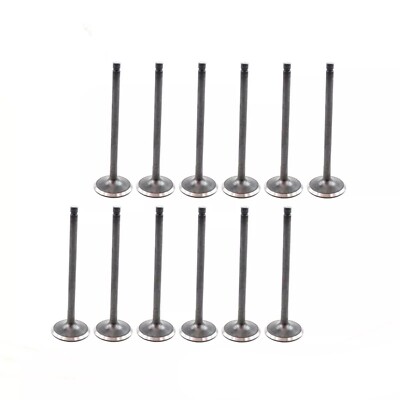EXHAUST Valves Set/12 for 1992-1997 Isuzu Honda 3.2L 6VD1 30mm head,100.6mm OAL