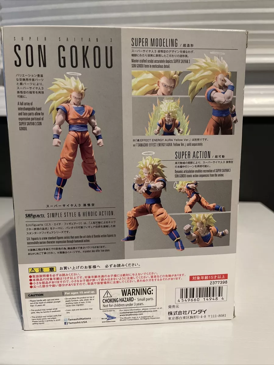 Bandai S.H. Figuarts Super Saiyan 3 Son Goku Dragon Ball Z Action