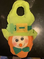 St Patrick  s Day Leprechaun door hanger