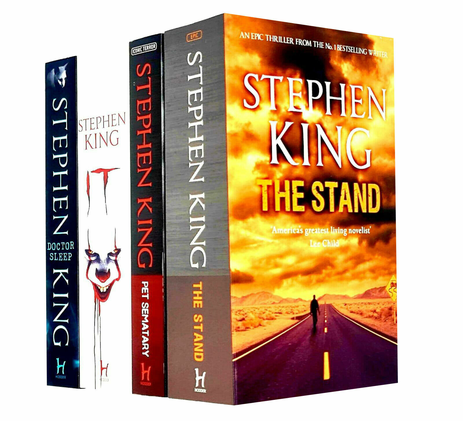 Stephen King 4 Books Collection Set Pet Sematary, Doctor Sleep, IT, The Stand