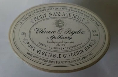 C.O. Bigelow Apothecary Body Massage Glycerin Soap Eucalyptus Spearmint 5.3 oz - Image 1 of 3
