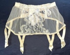 Marvel By La Perla Garter Belt Size 3 Yellow NWT